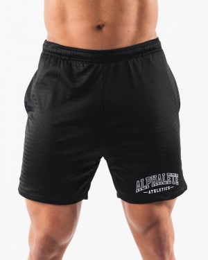 Alphalete AA Mesh 6” Korte Broek Heren Zwart | 04QTKUAMN