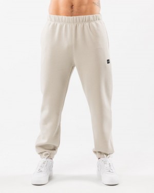 Alphalete Academy Relaxed Joggingbroeken Heren Beige | 72AFVZPXJ