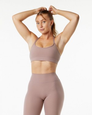 Alphalete Alphalux Tri BH Dames Paars | 63GIOZTMS