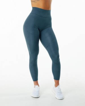 Alphalete Alphalux Wonder 27" Leggings Dames Blauw | 58LKXZRNU