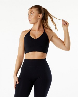 Alphalete Alphalux Wonder BH Dames Zwart | 25EXVHWBP