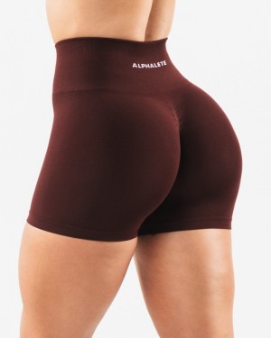 Alphalete Amplify 4.5" Korte Broek Dames Bordeaux | 30PYBGFCW