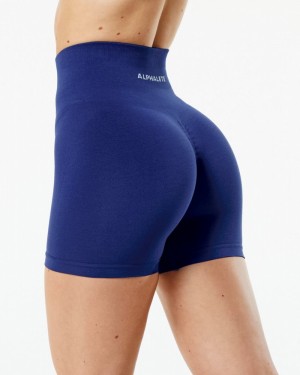 Alphalete Amplify 4.5" Korte Broek Dames Indigo | 40YORVLAD