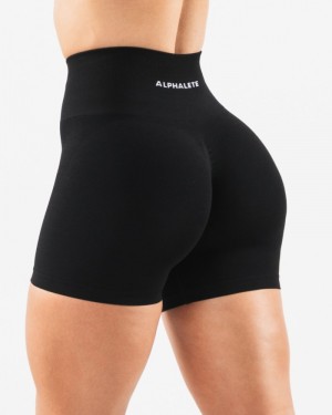 Alphalete Amplify 4.5" Korte Broek Dames Zwart | 02WBJSIMH