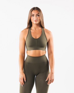 Alphalete Amplify BH Dames Grijs | 67NDZVEHY