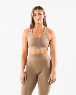 Alphalete Amplify BH Dames Grijs | 82SHAFYJU