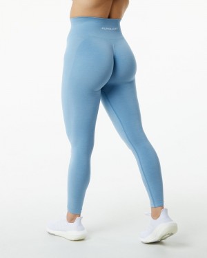 Alphalete Amplify Leggings Dames Blauw | 43JEDHWTA