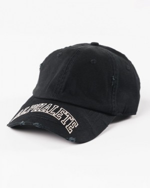 Alphalete Collegiate Vintage Caps Dames Zwart | 13MREIVGZ