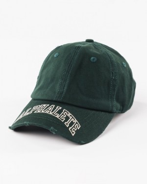 Alphalete Collegiate Vintage Caps Dames Groen | 19ZREYQBC