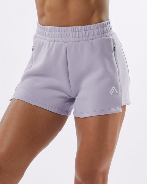 Alphalete ELMTS Atletische 3.5" Korte Broek Dames Paars | 05ONICHEA