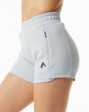 Alphalete ELMTS Atletische 3.5" Korte Broek Dames Grijs | 07ZWFYMNU