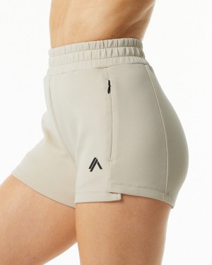 Alphalete ELMTS Atletische 3.5" Korte Broek Dames Lichtgeel | 90VESHBLY