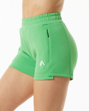 Alphalete ELMTS Atletische 3.5" Korte Broek Dames Groen | 76XNYPRTI