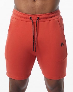 Alphalete ELMTS Atletische 6" Korte Broek Heren Oranje | 38IYVRUNJ