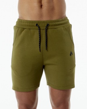 Alphalete ELMTS Atletische 6" Korte Broek Heren Groen | 59ESRGQCT