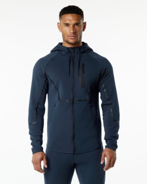 Alphalete ELMTS Atletische Jassen Heren Donkerblauw | 58XWPIODB