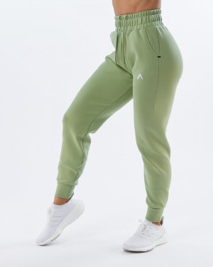 Alphalete ELMTS Cuffed Joggingbroeken Dames Lichtgroen | 50VYLWDFZ