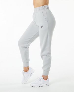 Alphalete ELMTS Cuffed Joggingbroeken Dames Grijs | 65UHKASJP