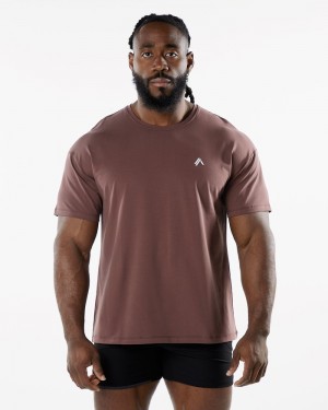 Alphalete Emblem Overhemd Heren Bordeaux | 67CGTHUAE