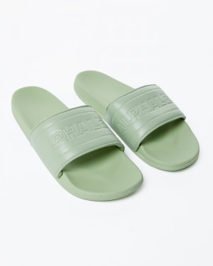 Alphalete Essential Core Badeslippers Dames Lichtgroen | 05BWUAEYM