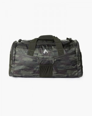 Alphalete Essential Duffel Tassen Dames Olijfgroen Camo | 93RIPLEYV