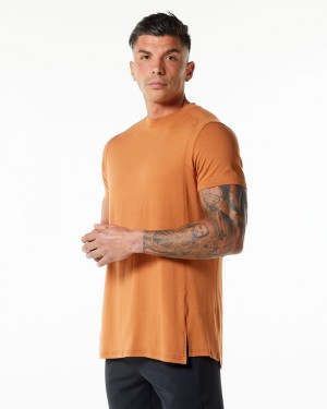 Alphalete Evo Overhemd Heren Bruin | 43OJPAKQC