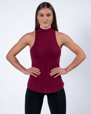 Alphalete Evo Tanktop Dames Rood | 82VZNBWPF