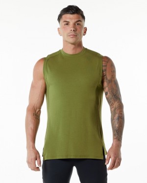 Alphalete Evo Tanktop Heren Groen | 50VTYGNSE