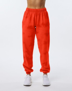 Alphalete HCTS Joggingbroeken Dames Rood | 21EFGQLIR