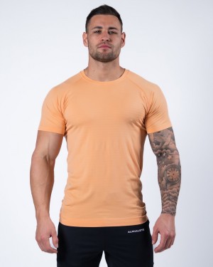 Alphalete Hero Overhemd Heren Koraal | 12RJCMXBG