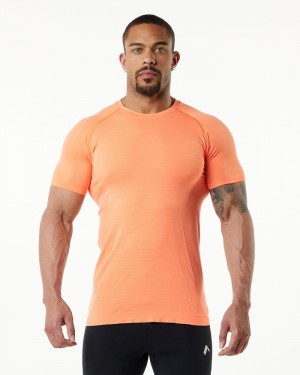 Alphalete Hero Overhemd Heren Oranje | 85TZBLERF