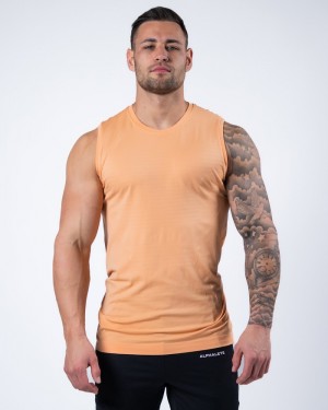 Alphalete Hero Tanktop Heren Koraal | 51OTFQRDI