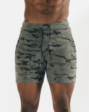 Alphalete Identity 7" Korte Broek Heren Camo | 38AYNCFTR