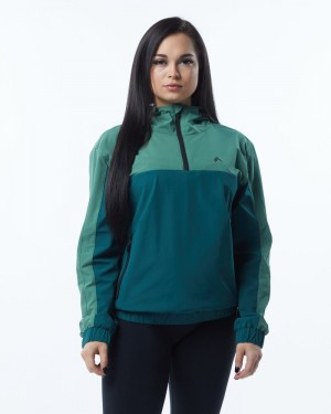 Alphalete Infinity Tech Jassen Dames Groen | 54HUDFOAI