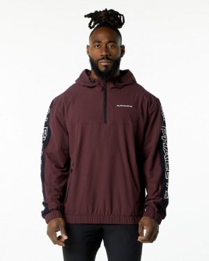 Alphalete Infinity Tech Jassen Heren Donkerbordeaux | 25SDPLJQT