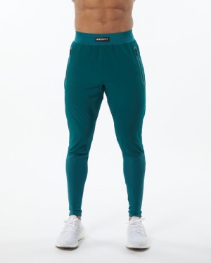 Alphalete Infinity Tech Joggingbroeken Heren Turquoise | 91AJLKRNT