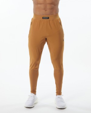 Alphalete Infinity Tech Joggingbroeken Heren Bruin | 42KEZAWGH