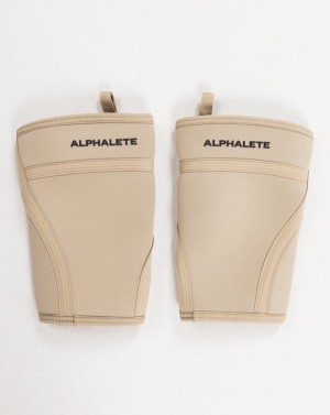 Alphalete Knee Sleeves Andere Accessoires Heren Beige | 37KFWCZTM