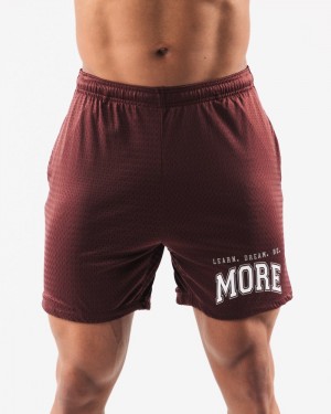 Alphalete LDB More Mesh 6” Korte Broek Heren Bordeaux | 87NAMTQJV