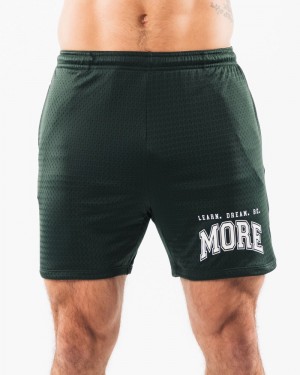 Alphalete LDB More Mesh 6" Korte Broek Heren Groen | 19PUROJBQ