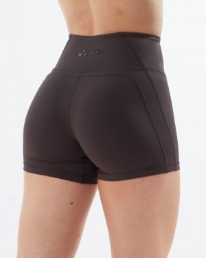 Alphalete Pulse Surge 4" Korte Broek Dames Grijs | 35XJARCMS