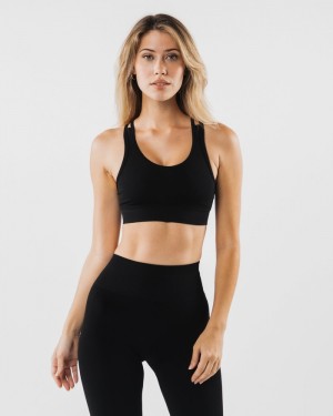 Alphalete Revival BH Dames Zwart | 95SYRXPTM