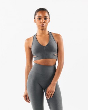 Alphalete Stratus BH Dames Grijs | 69QUSVHMC