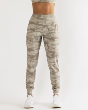 Alphalete Surface Expanse Joggingbroeken Dames Camo | 71AKDRFUL