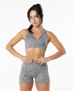 Alphalete Surface Wrap BH Dames Grijs | 65YKOHNWS