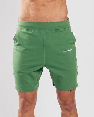 Alphalete Trace 8" Korte Broek Heren Groen | 70CVKOGIP