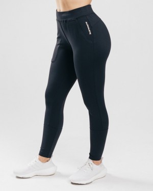 Alphalete Trace Joggingbroeken Dames Zwart | 57RHJTCLW