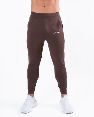 Alphalete Trace Joggingbroeken Heren Koffie | 75ZJGCVOY