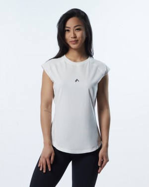 Alphalete Velocity Overhemd Dames Wit | 57OAECUGY