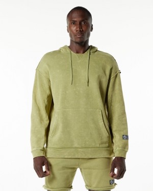 Alphalete Very Terry Hoodie Heren Groen | 95ZEIRCLP